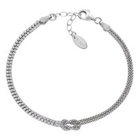 Bracciale Amen Donna Amore in Argento Zircone BRNOAMBBZ16 - BRNOAMBBZ16